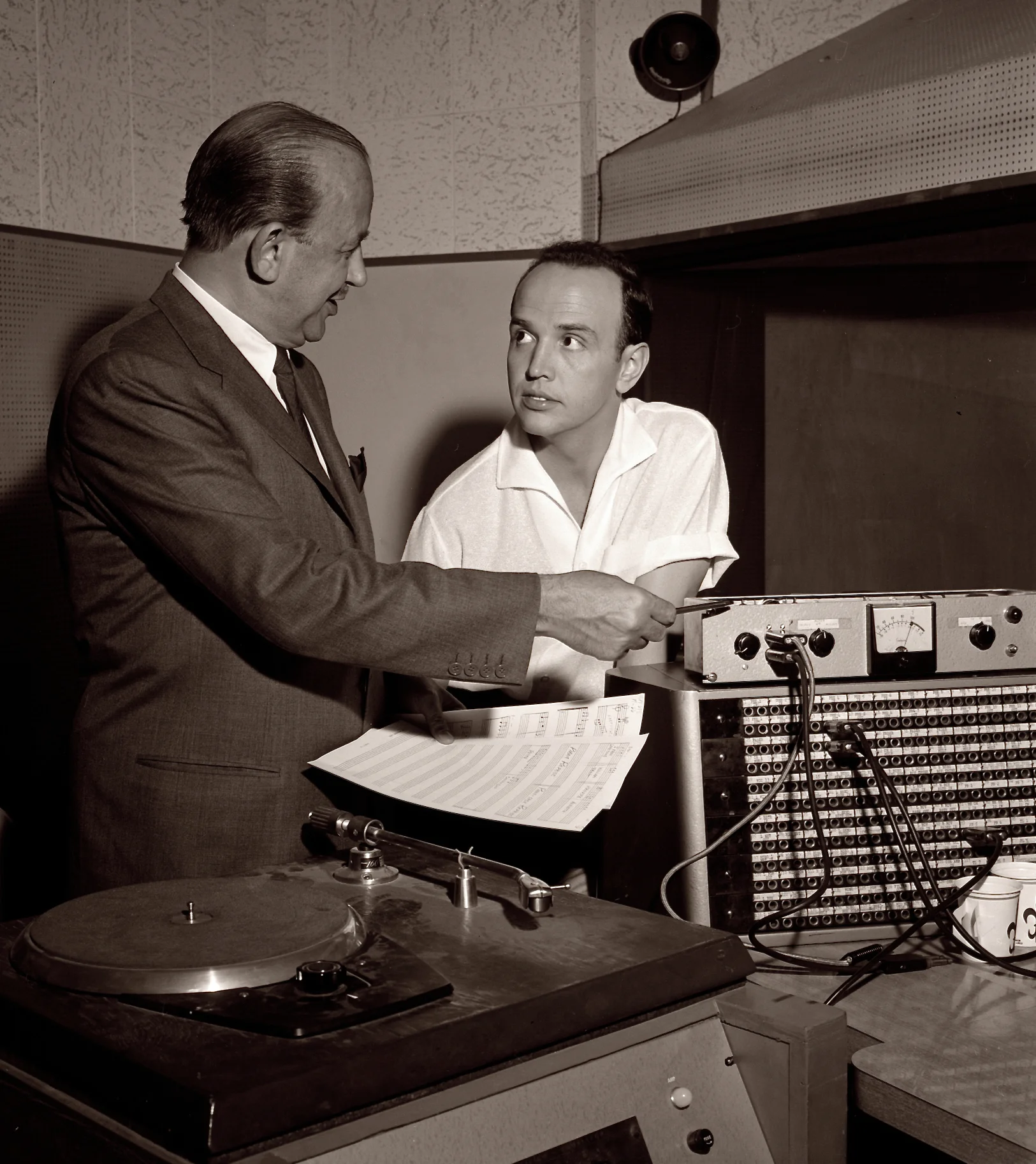 David Kapp at Roger's recording session