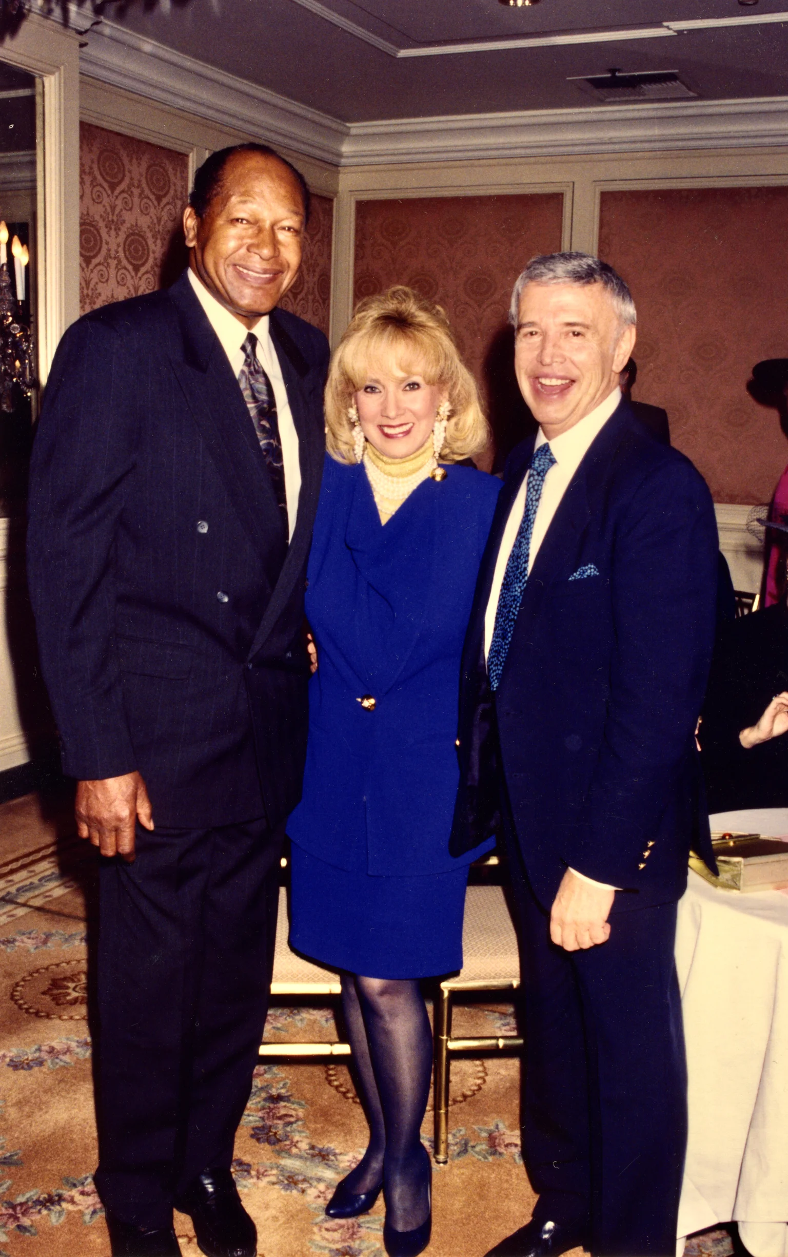 LA Mayor, Tom Bradley with Louise and Roger Williams