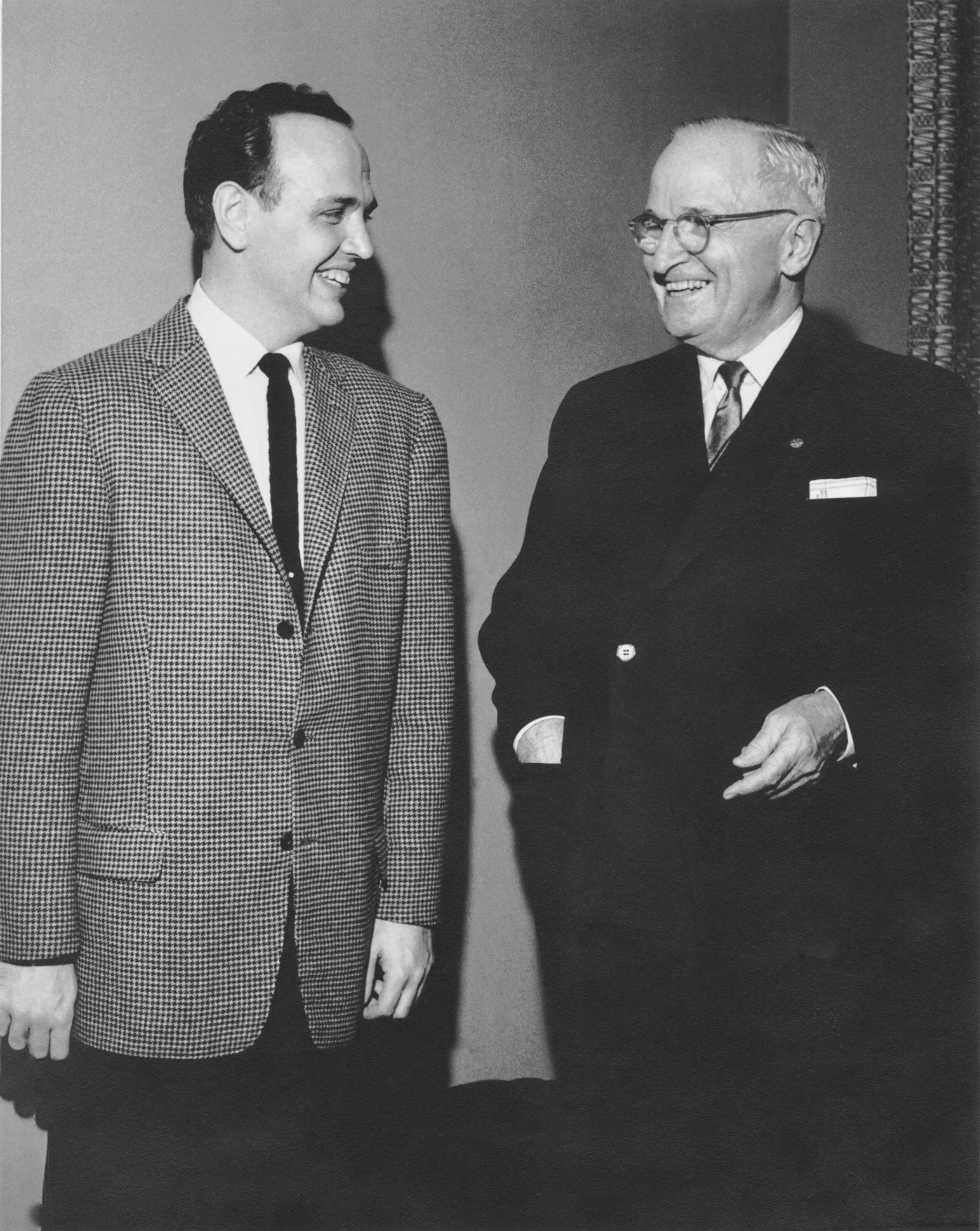 President Harry Truman with Roger