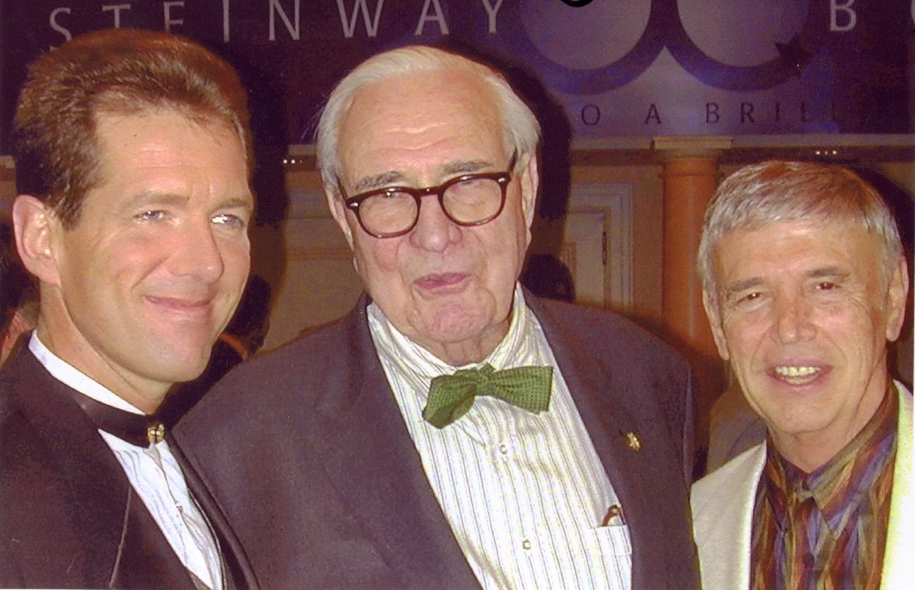 Roger with David Osborne and Henry Steinway 