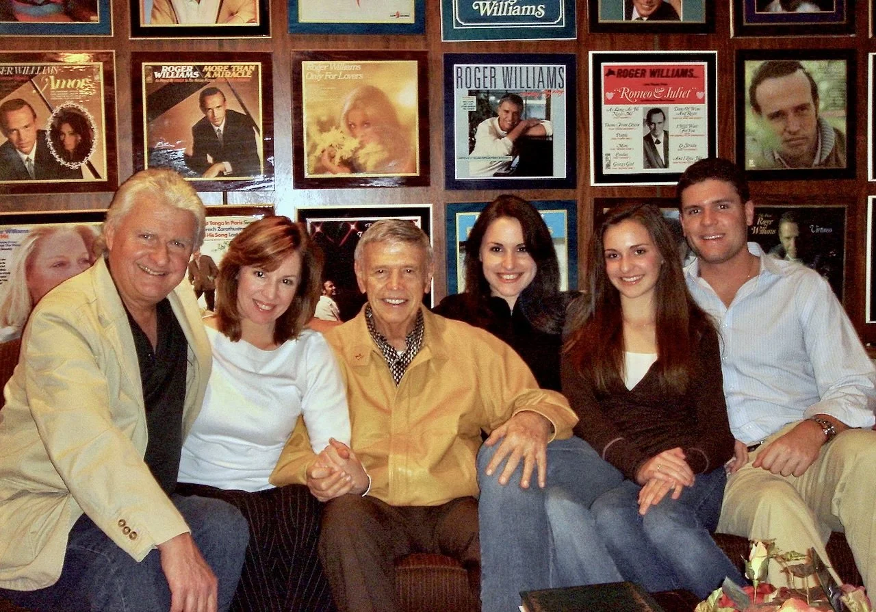 Roger with his daughter, Alice's family