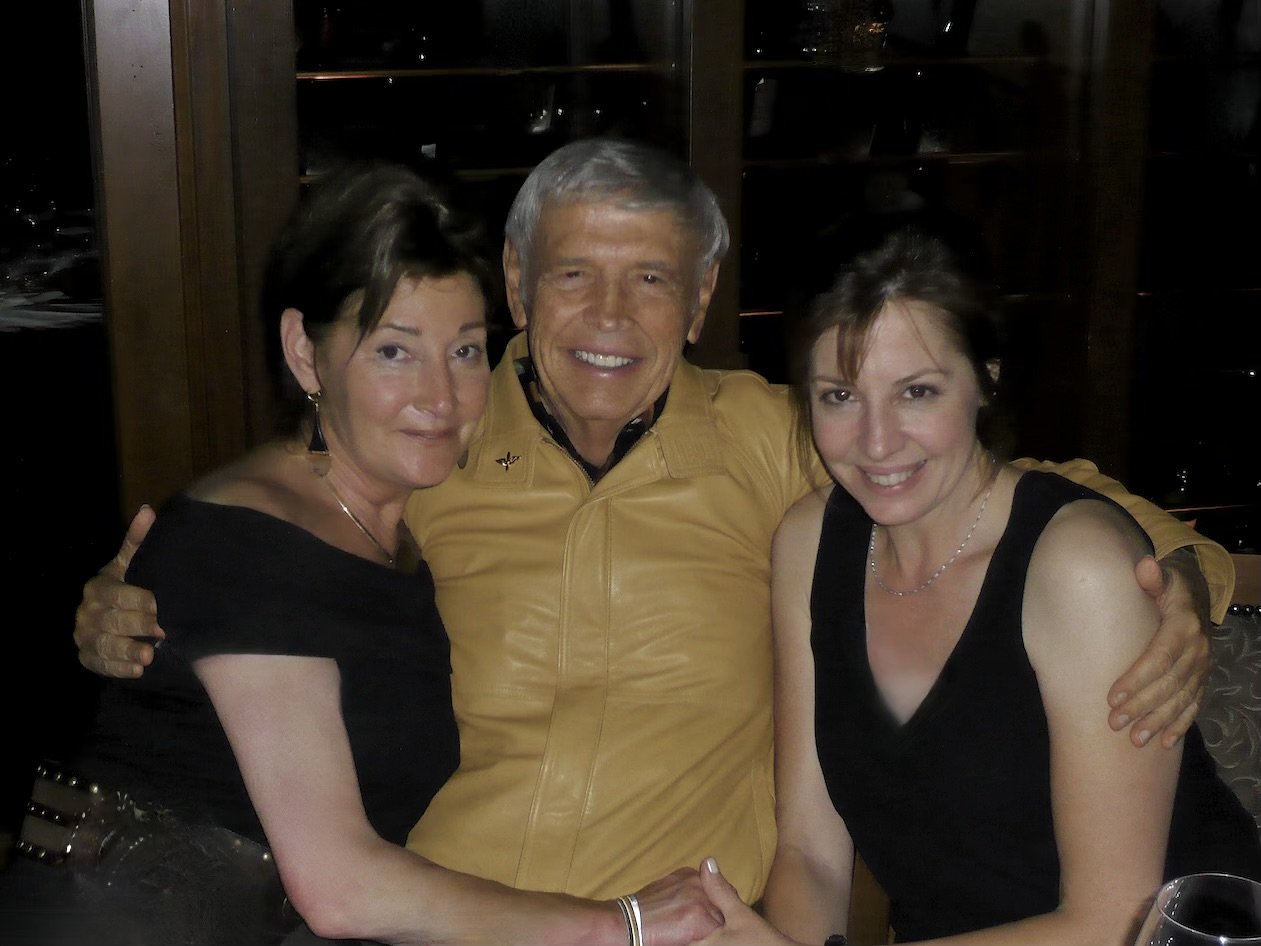 Roger and his daughters, Laura and Alice