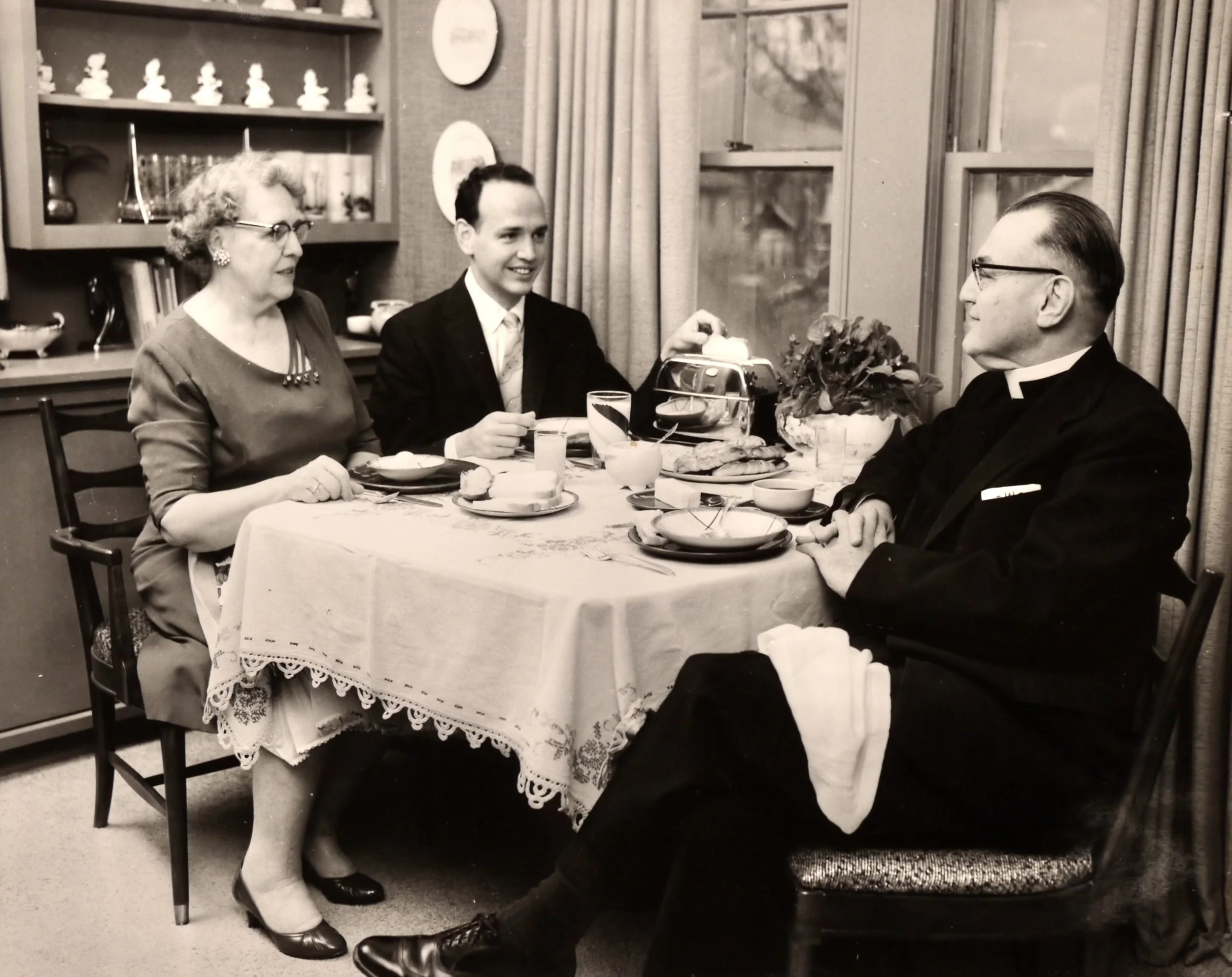 Roger and his parents, Rev Frederick and Dorothea Weertz