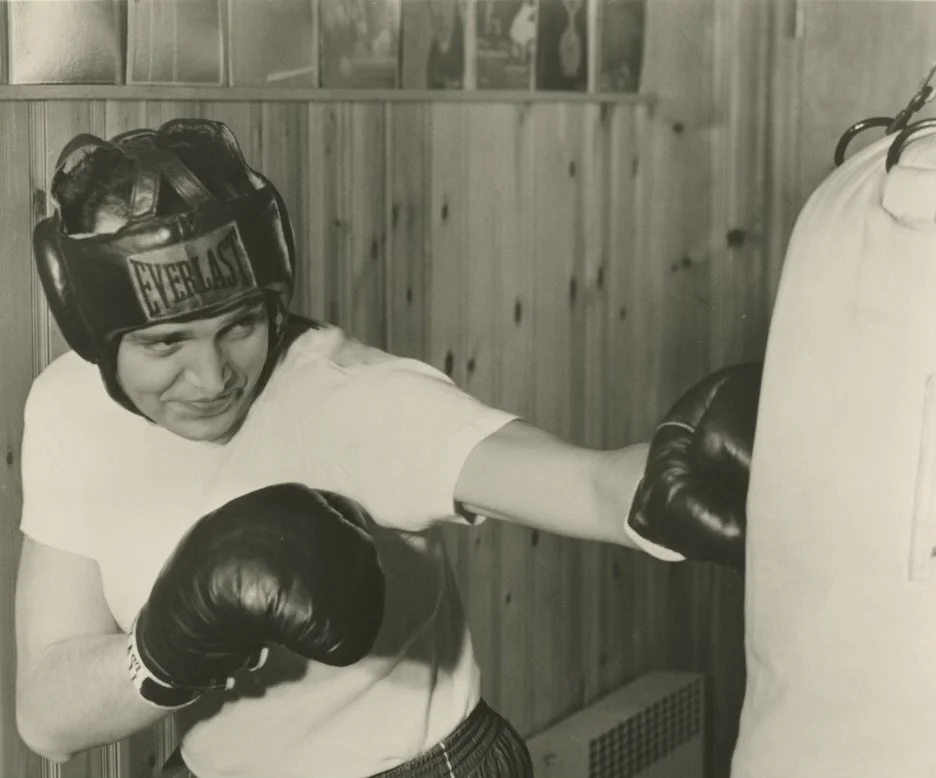 Roger was a Navy champion boxer, winning 22 straight victories with 14 knockouts