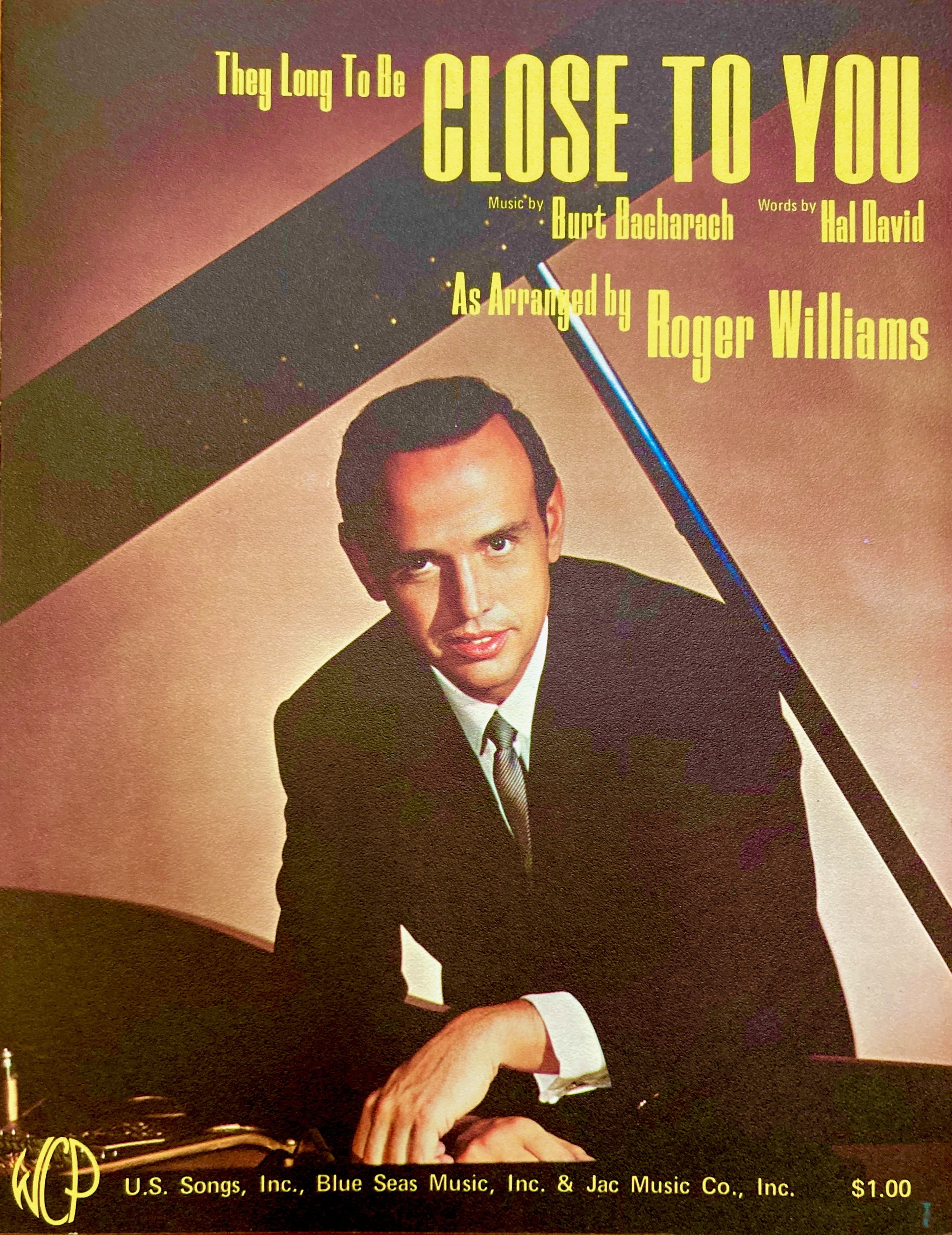 They Long to be Close To You - Sheet Music