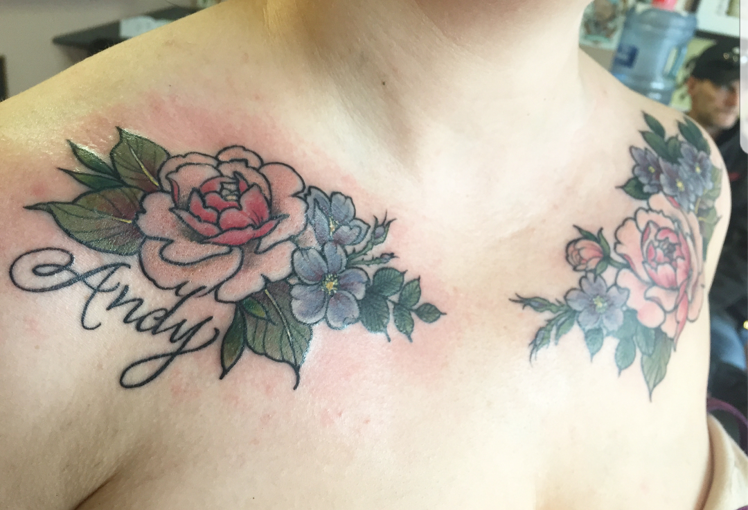 Inked by www.instagram.com/alyssavtattoos in March & April 2018.
