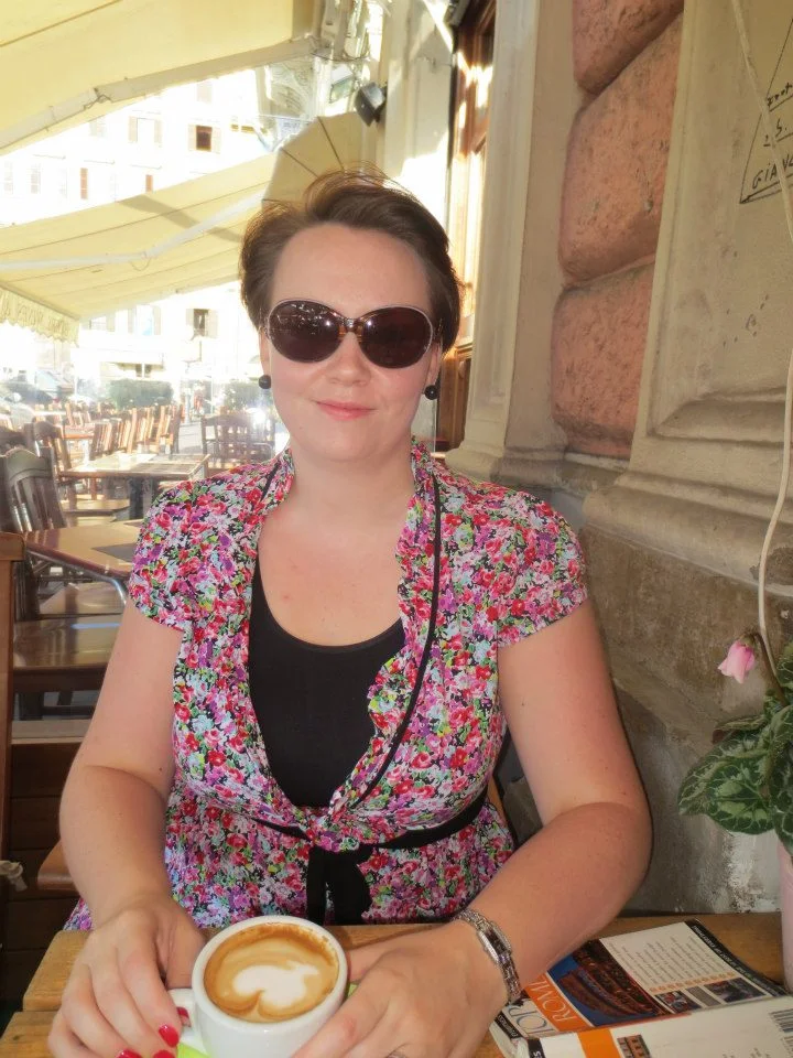 Me and my capucino outside Vatican City in 2012. 