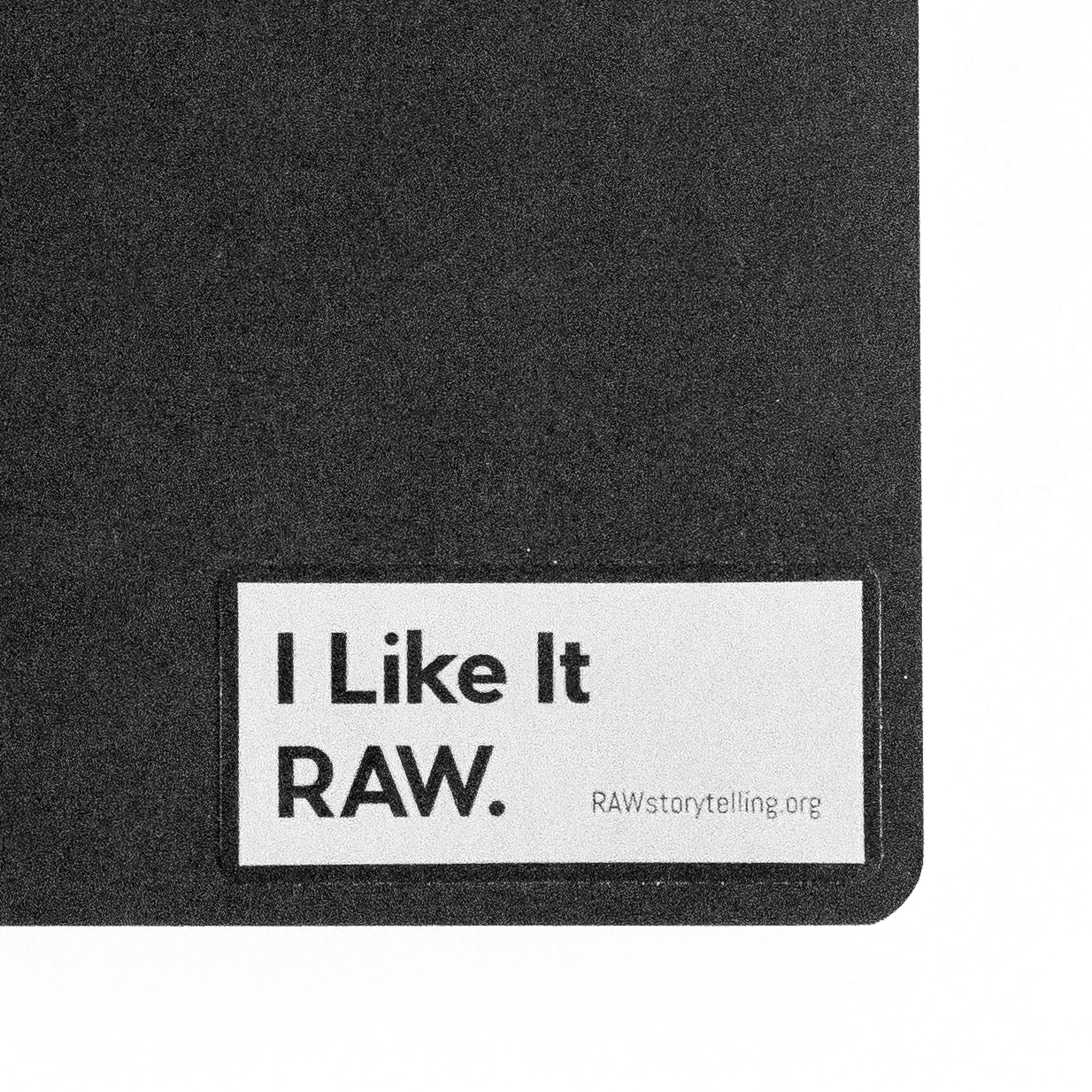 white sticker