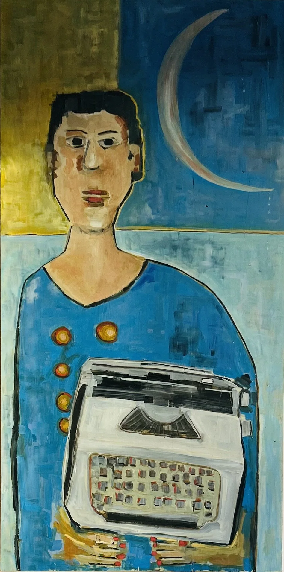 K Razo 'Miriam' acrylic on wood panel 36%22x24%22 2020.jpg