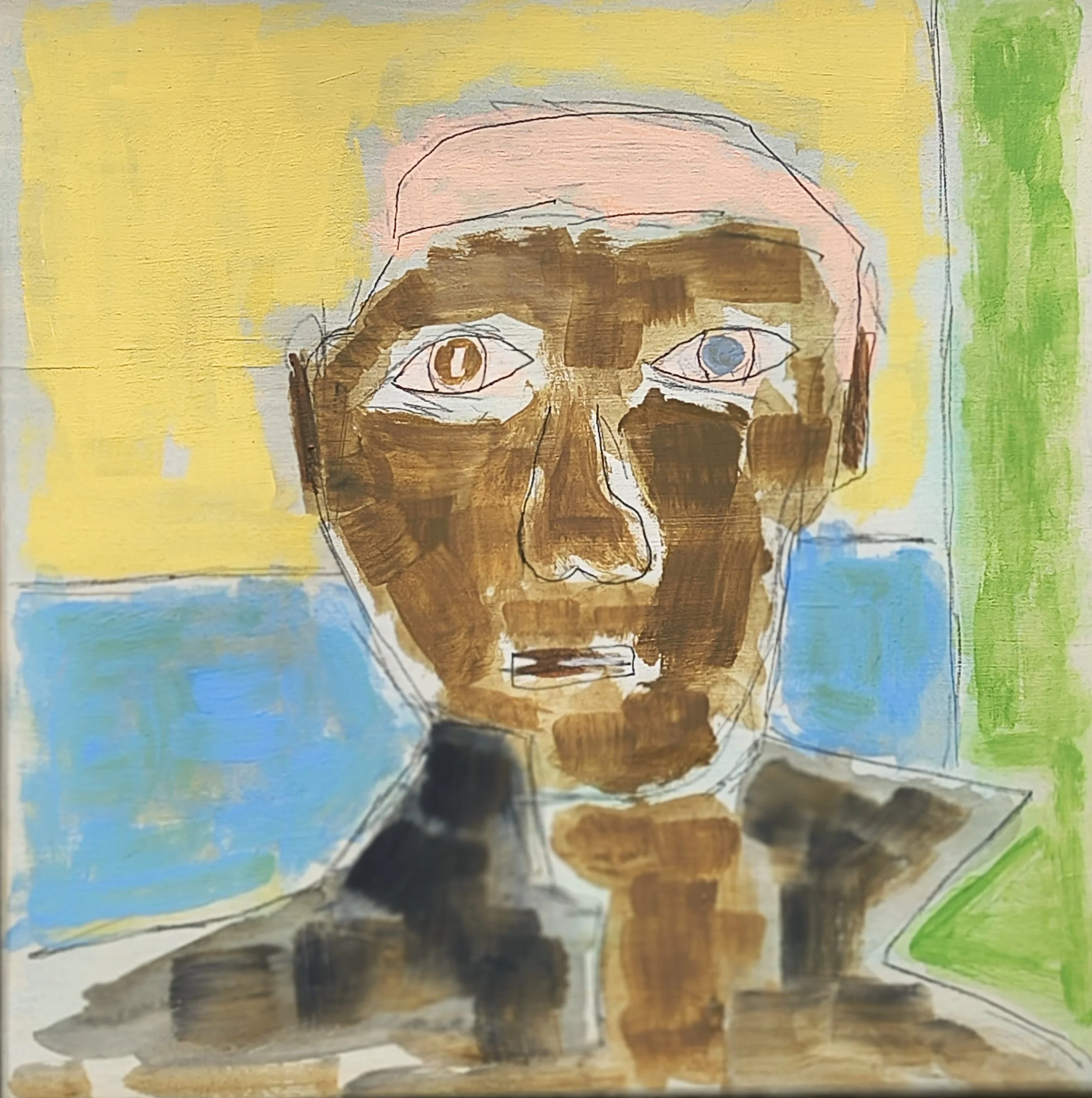 K. Razo 'Caroline'Acrylic on wood panel 12%22x12%22 WI 2026.jpg