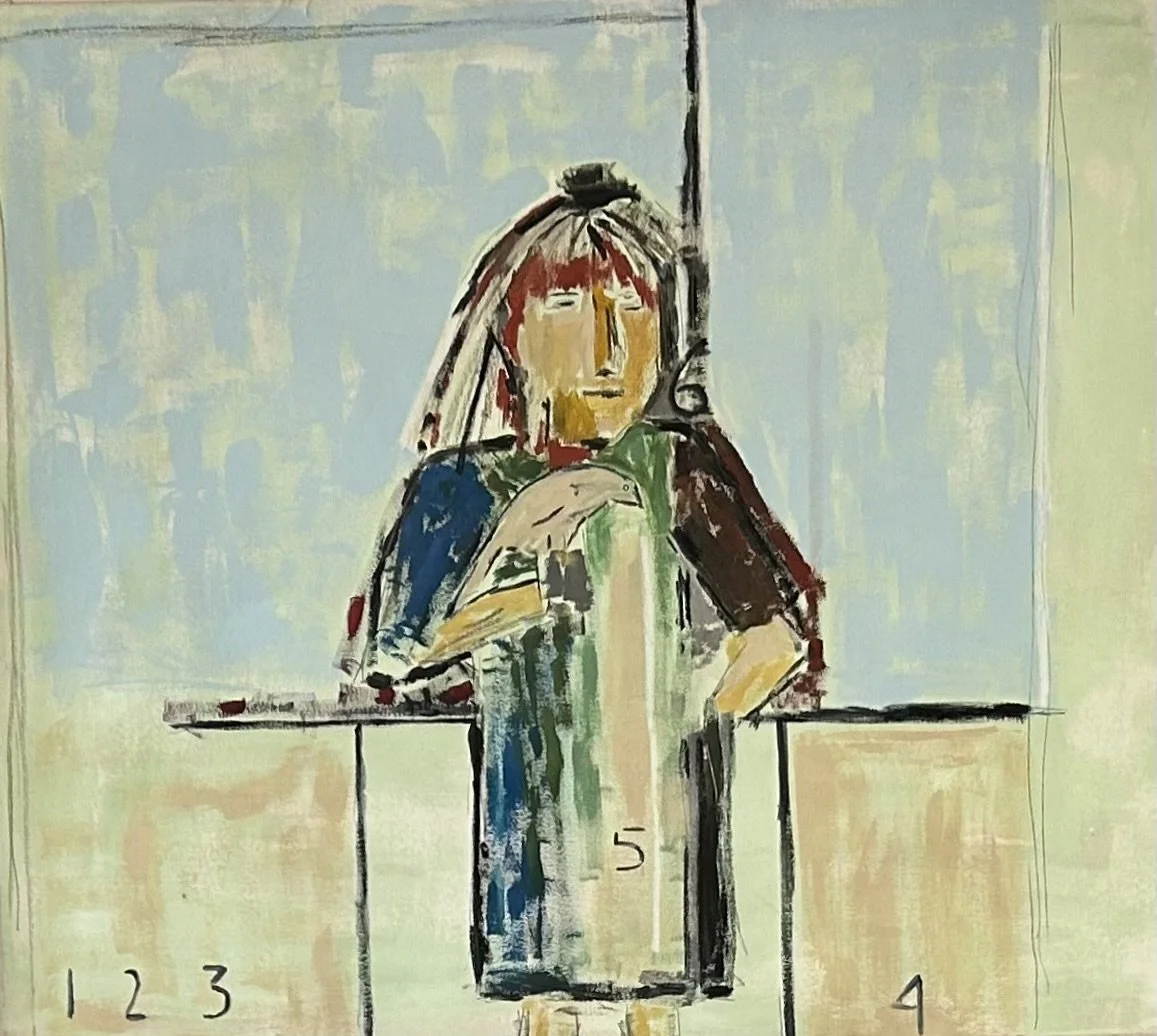 K Razo 'Hazel at 5' Acrylic on Canvas 48%22x50%22 2012.jpg