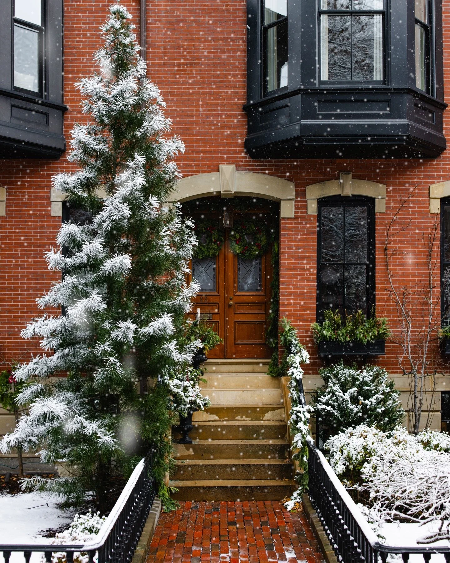 First snowfall of the year at our new home🖤 A magical Sunday morning stroll through Beacon Hill &amp; Boston❄️

Here are some images of everyone was out enjoying the fresh snow and we ran into our favorite tour guide Jeremiah! 

#bostonphotography #