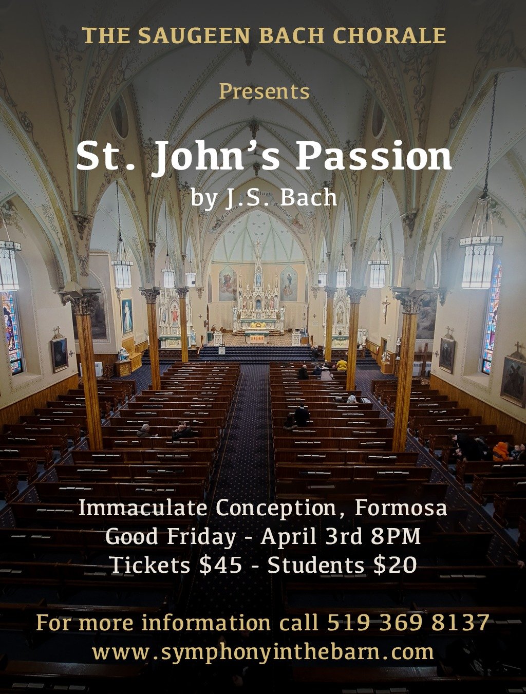 St. John Passion with the Saugeen Bach Chorale