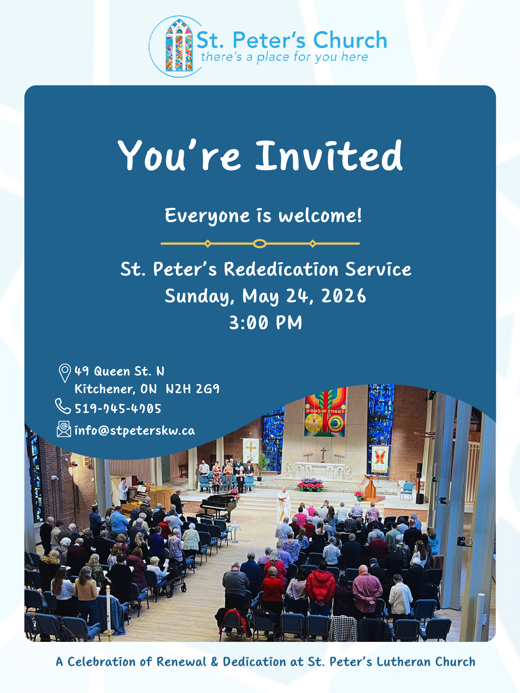Sing for St. Peter's Rededication Service