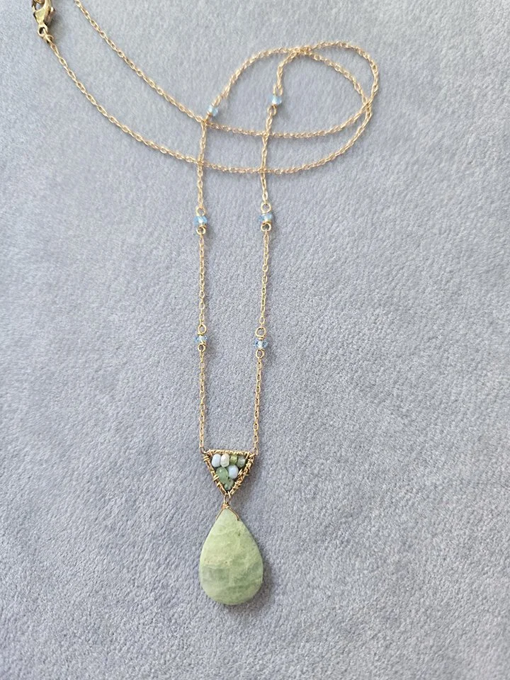 Triangle green aqua neck.jpg