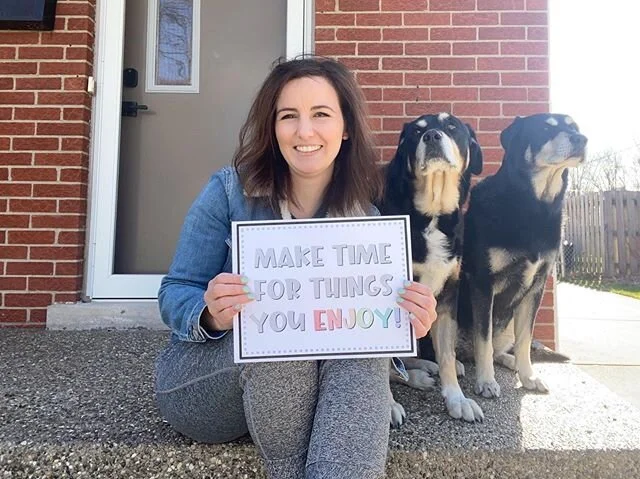 Took this photo for one of those compilation videos our staff is making. It&rsquo;s been really fun going through the photos and seeing everyone&rsquo;s smiling faces + adorable doggos (kids too, but mostly dogs). 🐾 PS: Jazzy and Wicket say hi.