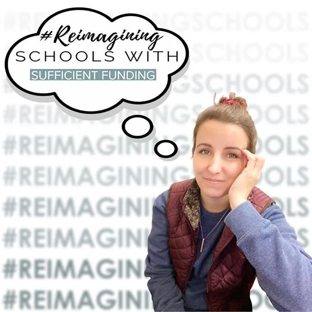 REIMAGINE SCHOOLS WITH ▪️ SUFFICIENT FUNDING ▪️ Our schools are facing massive budget cuts at a time when we need funding the most. Proud to support the #reimaginingschools campaign, which is calling for state and federal legislators to prioritize education and fund our schools NOW. It&rsquo;s time to call your reps, people. 👏🏼 I&rsquo;ll link some resources in my stories along with the template so you can share far + wide. @betsydevosed @nygovcuomo @gewhitmer @npr @rephaleystevens ▪️
Thanks to my lovely friend @readitwriteitlearnit for starting this campaign and calling attention to this important issue 💕