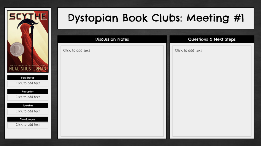 How to Use Google Slides to Facilitate Virtual Book Club Meetings (+ FREE  Template!) — Hello, Teacher Lady