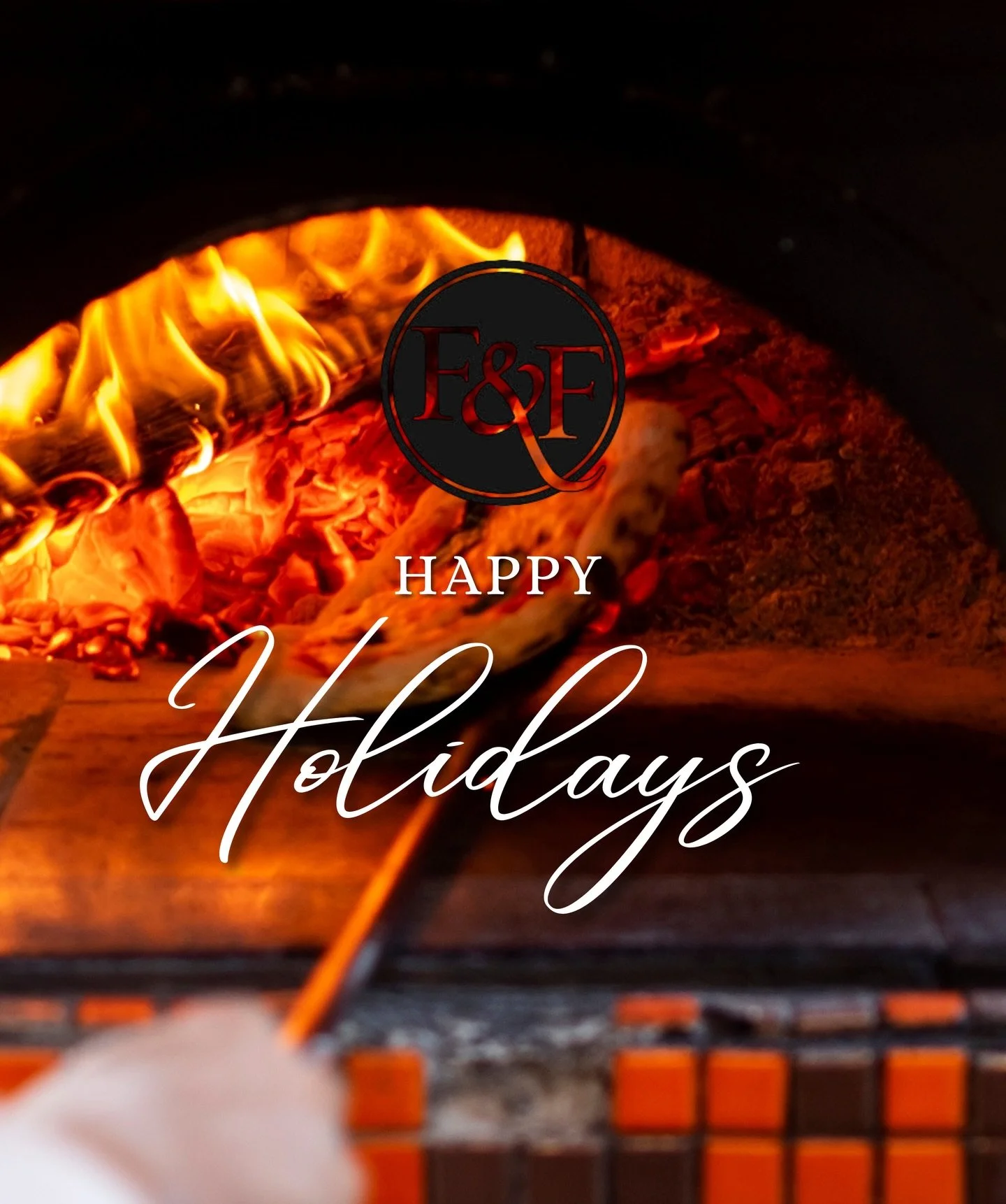🎄✨ Happy Holidays &amp; Merry Christmas! ✨🎄

We&rsquo;ll be closed on Christmas Day, but we&rsquo;re open tonight (Christmas Eve) until 9PM 🎅🍕
Join us Friday for lunch &amp; dinner, then we&rsquo;ll resume our regular schedule.

Stop by for some 