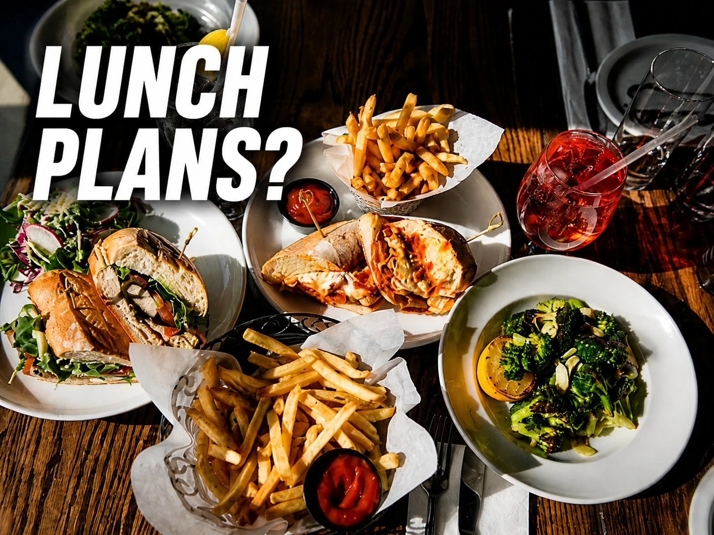Lunch plans? 👀
Because this spread says it all&hellip; crispy fries, stacked sandwiches, fresh sides + drinks to match.

Tag who you&rsquo;re bringing 🍟🥪
Save this for later 📍

#WestchesterEats #LunchSpots #FoodieFinds #WestchesterFood #LunchVibe