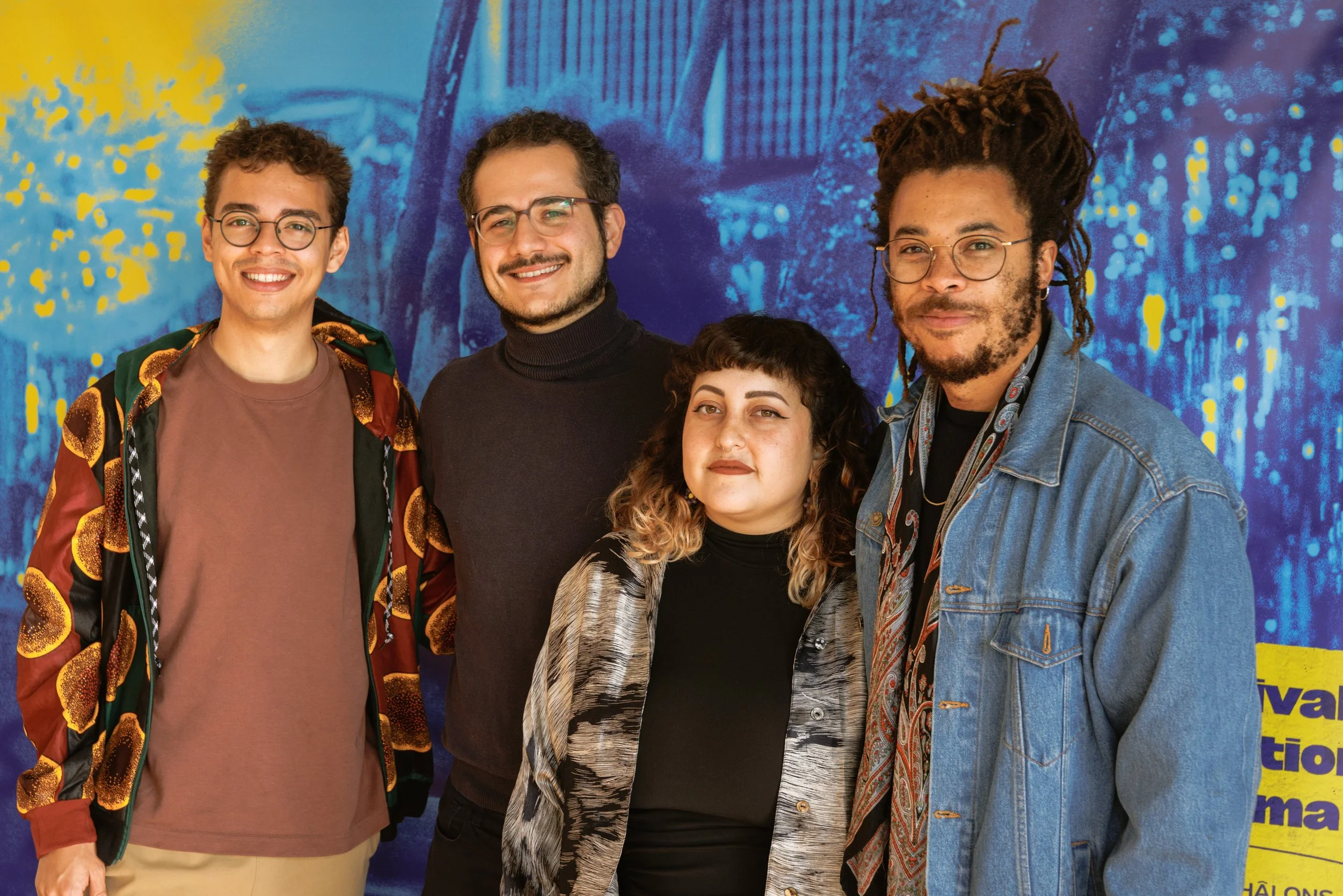  Vincent Edusei, João Pedro Prado, Claudia Valeria Barrantes Sotomayor and Kleber Nascimento. 