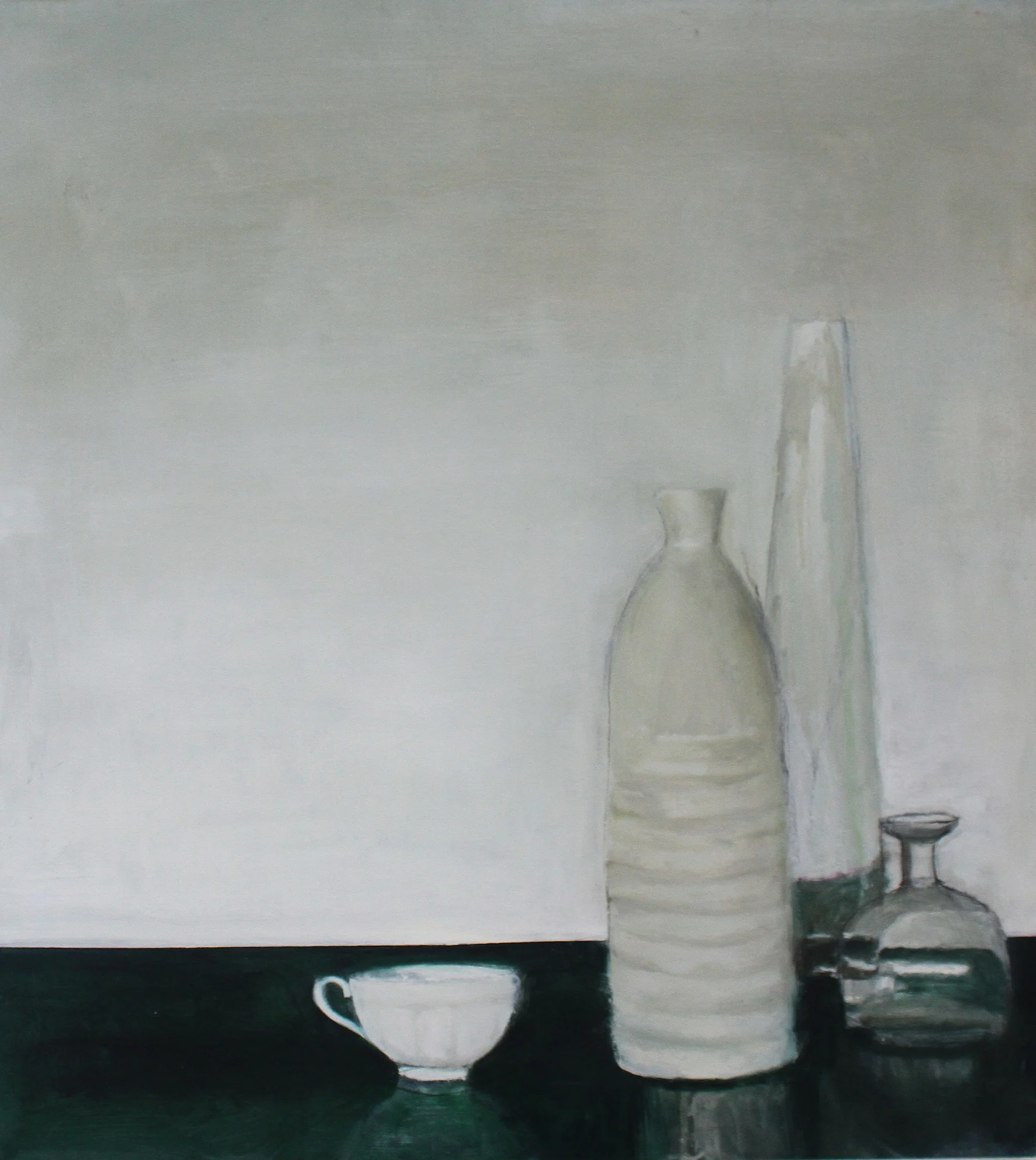 Still life with tea cup, 60x50cm, oil on board, 2012