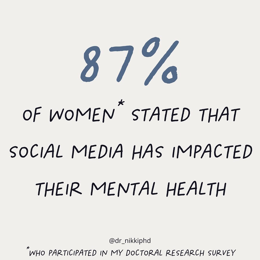 A few years ago, I studied 75 millennial women who used Instagram for business, pleasure, and everything in between for my doctoral research. Here's what I learned 👇🏼

I learned about their habits, mindset shifts, and mental health struggles all wh