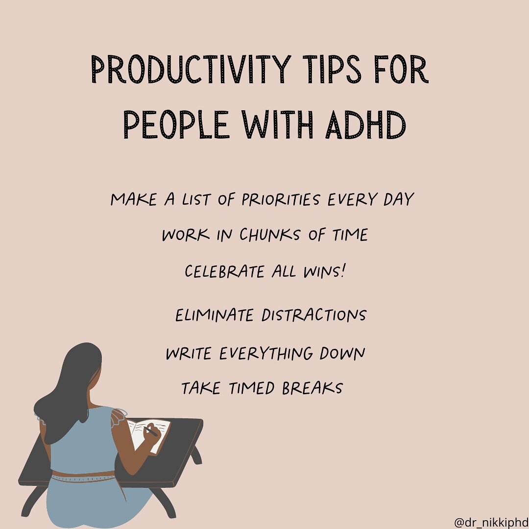 People think that if you have ADHD you&rsquo;re just bouncing off the walls &amp; can&rsquo;t sit still&hellip; 

And ok yeah, I&rsquo;ve had a few of those moments in my life, but just like everything else, ADHD manifests itself differently in every