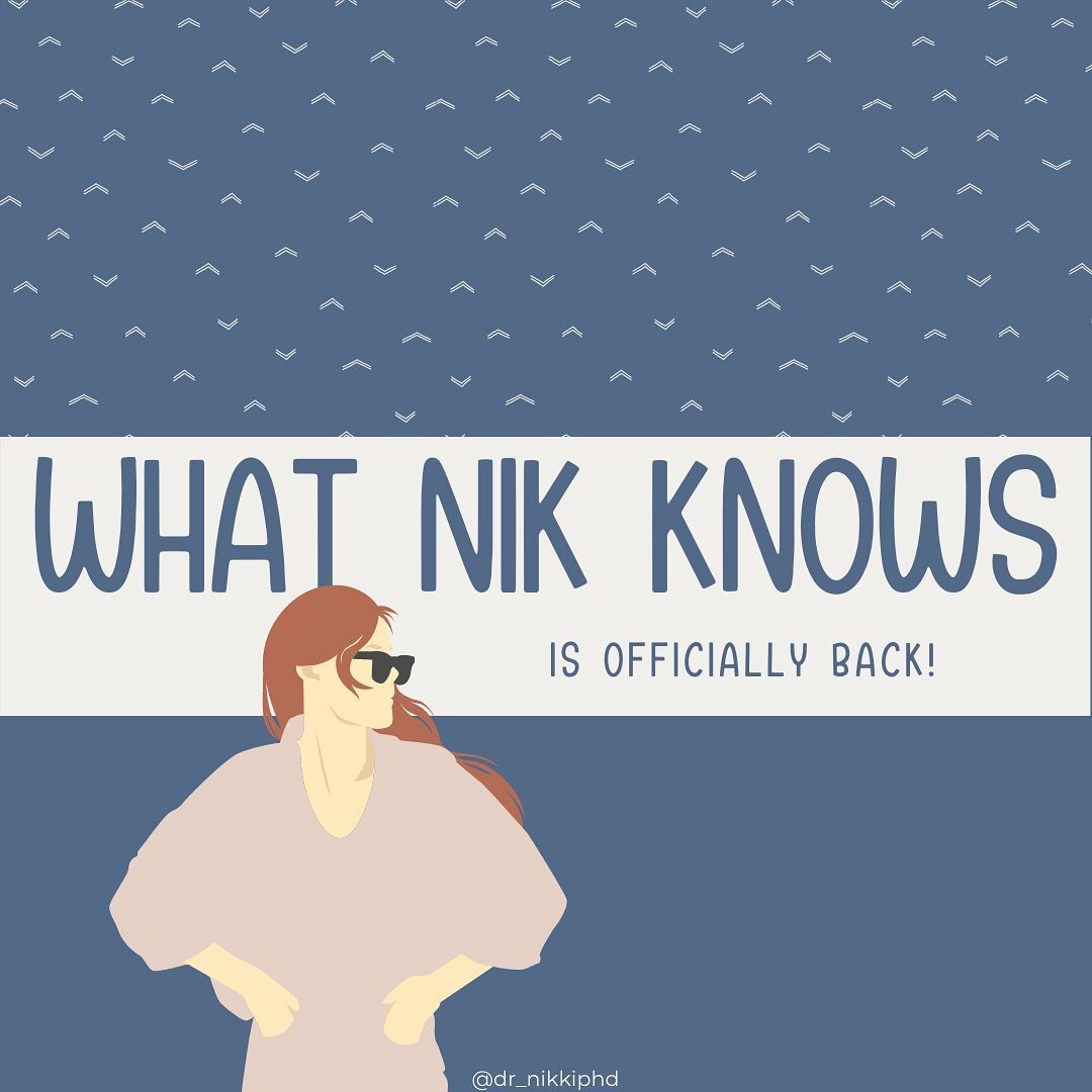 Welcome back to the What Nik Knows podcast! 

YES, we took a 3 week break. With a full client load and CCA still going strong, this solopreneur needed to put more attention on my clients. SO I decided that I needed some space and that&rsquo;s exactly