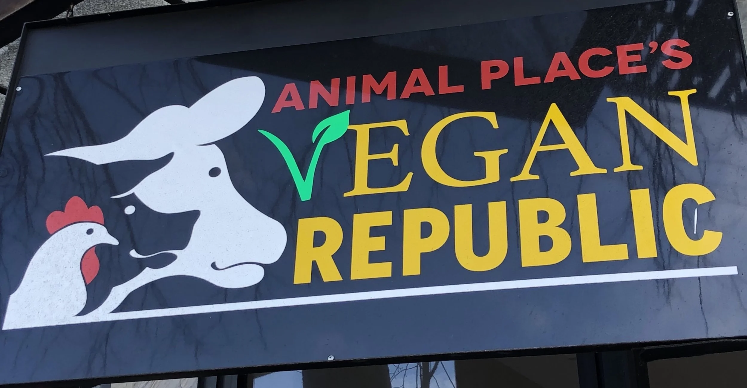 Look for the sign! All vegan all the time!