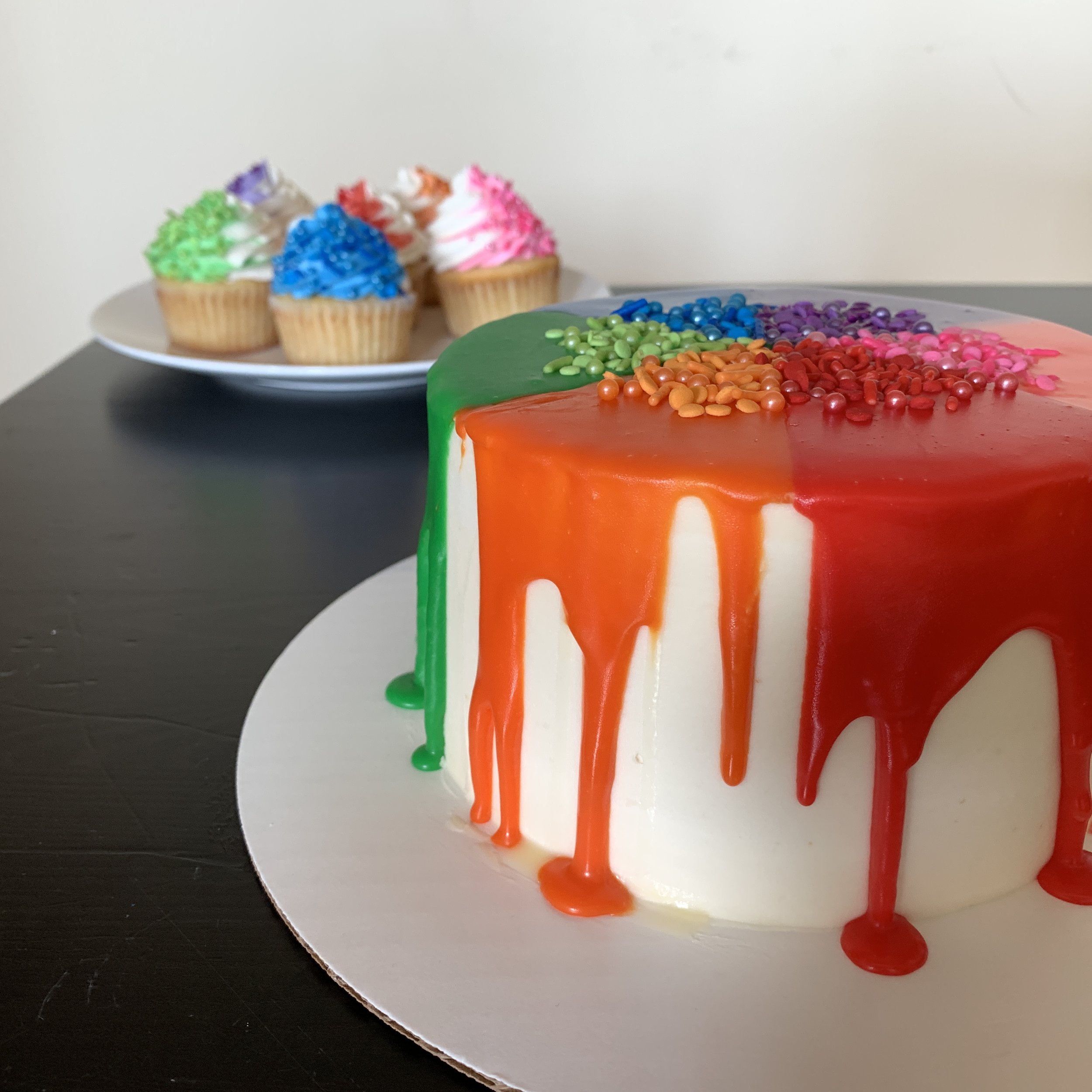 Color Wheel Cake