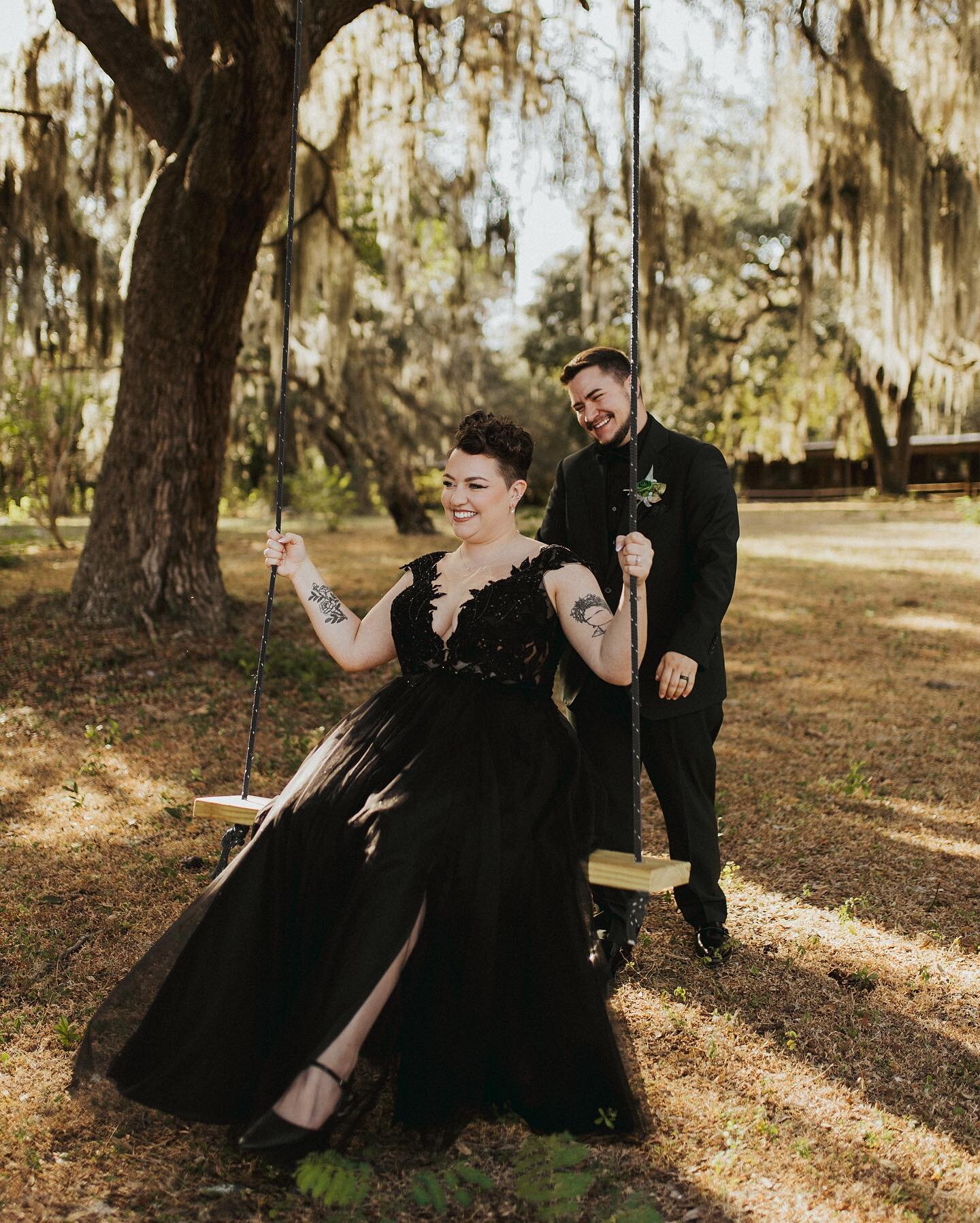 A black dress affair. Get it? Like black tie but it&rsquo;s a black dress. Anyway! I was beyond excited to see this brides black dress. The dress of dreams. Ugh. I just love it so much!!! 
&bull;
&bull;
&bull;

#loveandhappiness #floridaphotographer 