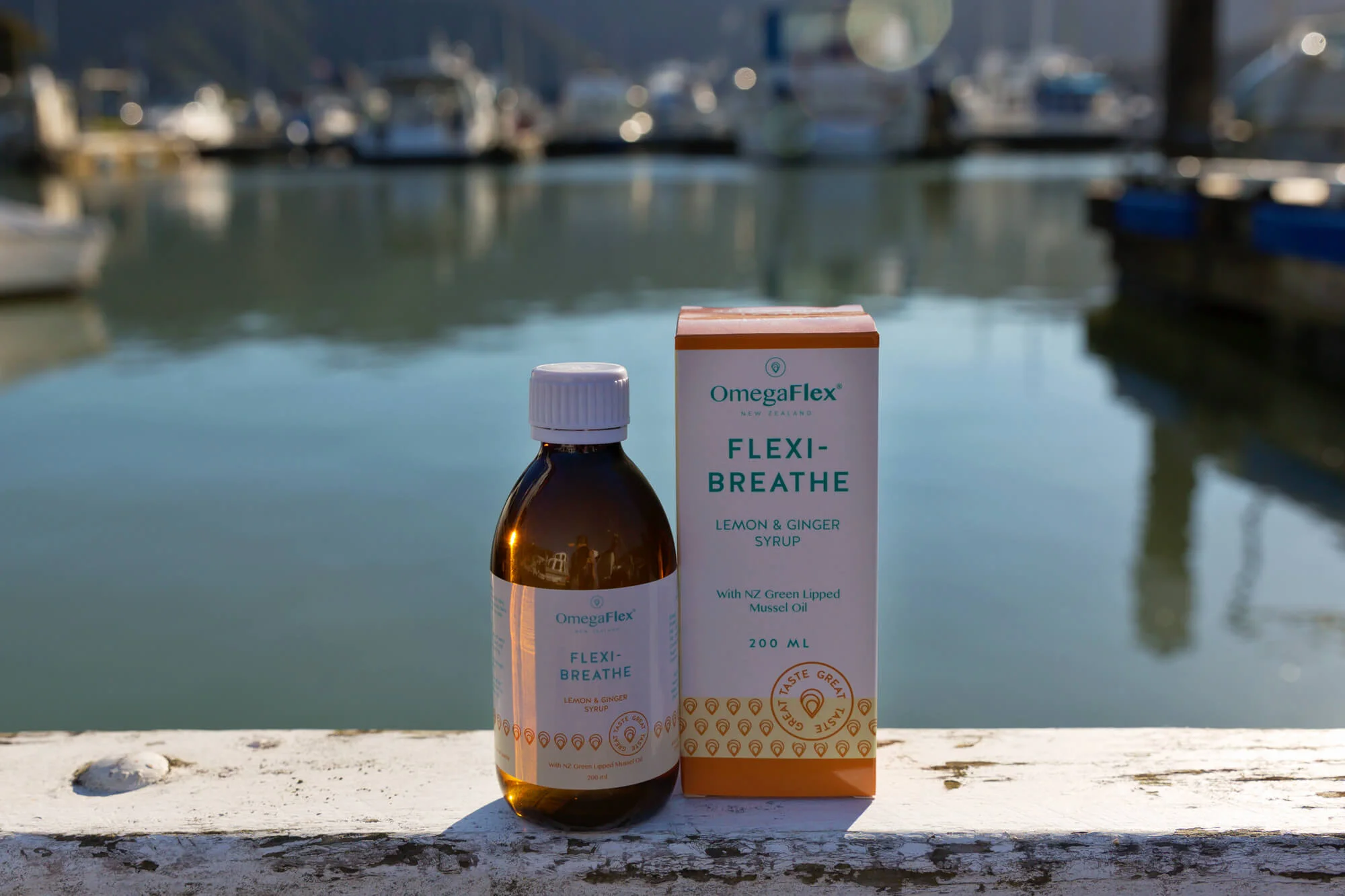 Flexi-Breathe Lemon & Ginger Syrup