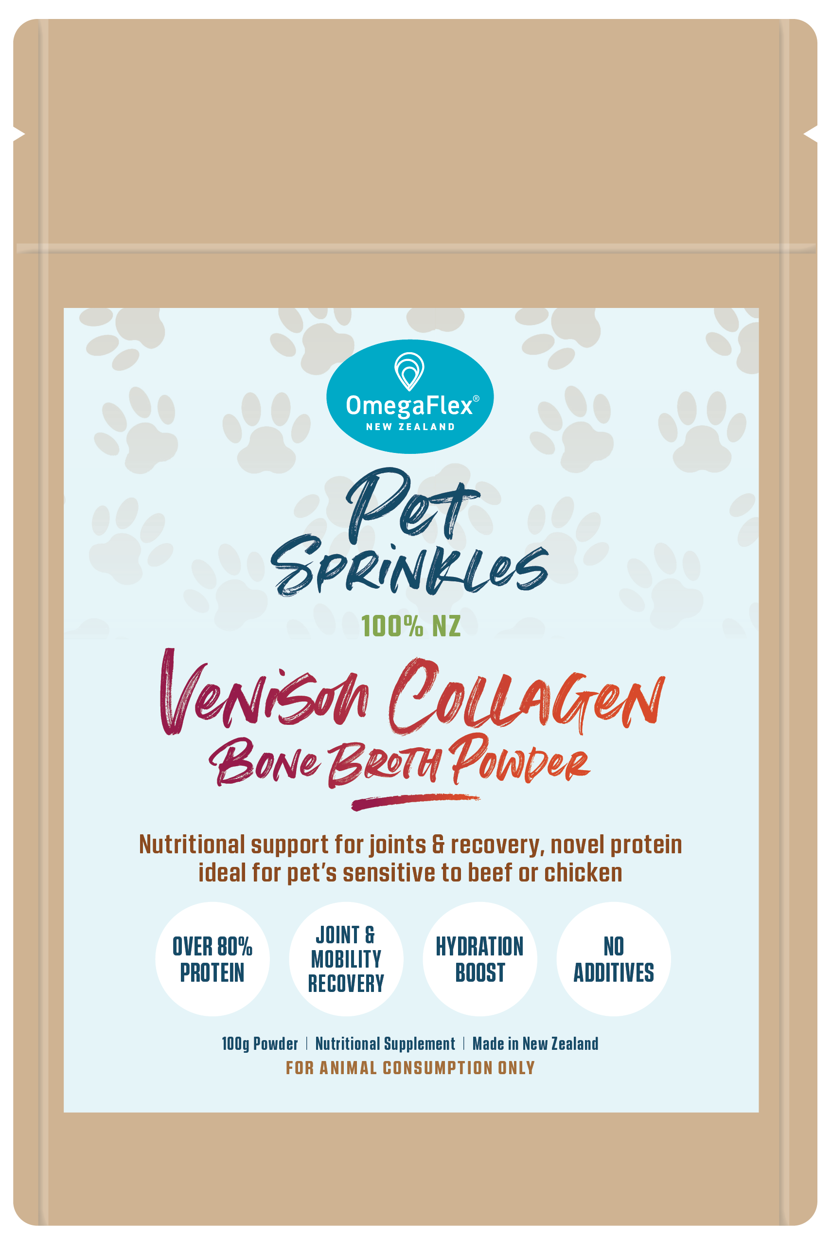 PetSprinkles Venison Bone Broth Powder Front.png