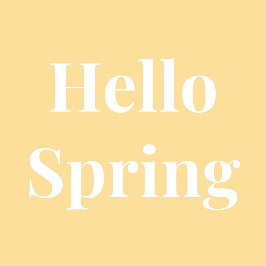 HELLO SPRING🌸😀☀️✨// Looking forward to warmer days!🙌🏼