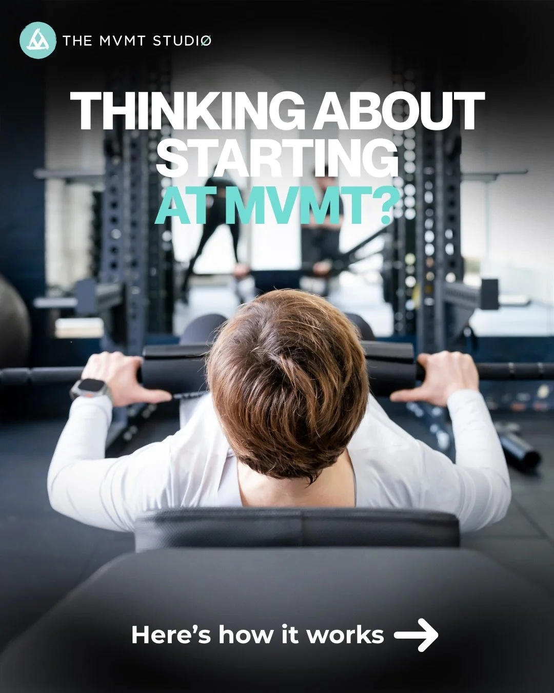 Thinking about starting strength training but not quite sure where to begin? 💪

At The MVMT Studio, we make getting started simple.
We begin with a free 15-minute consultation to learn about you, your goals and what you&rsquo;re looking to achieve.
