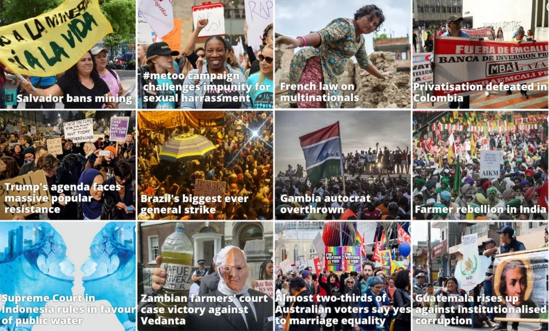 PEOPLE POWER: 12 struggles of resistance and hope in 2017