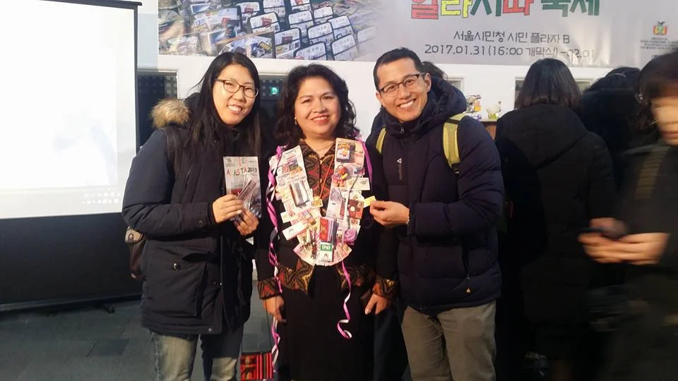 With Guadalupe Palomeque de Taboada, Bolivian Ambassador