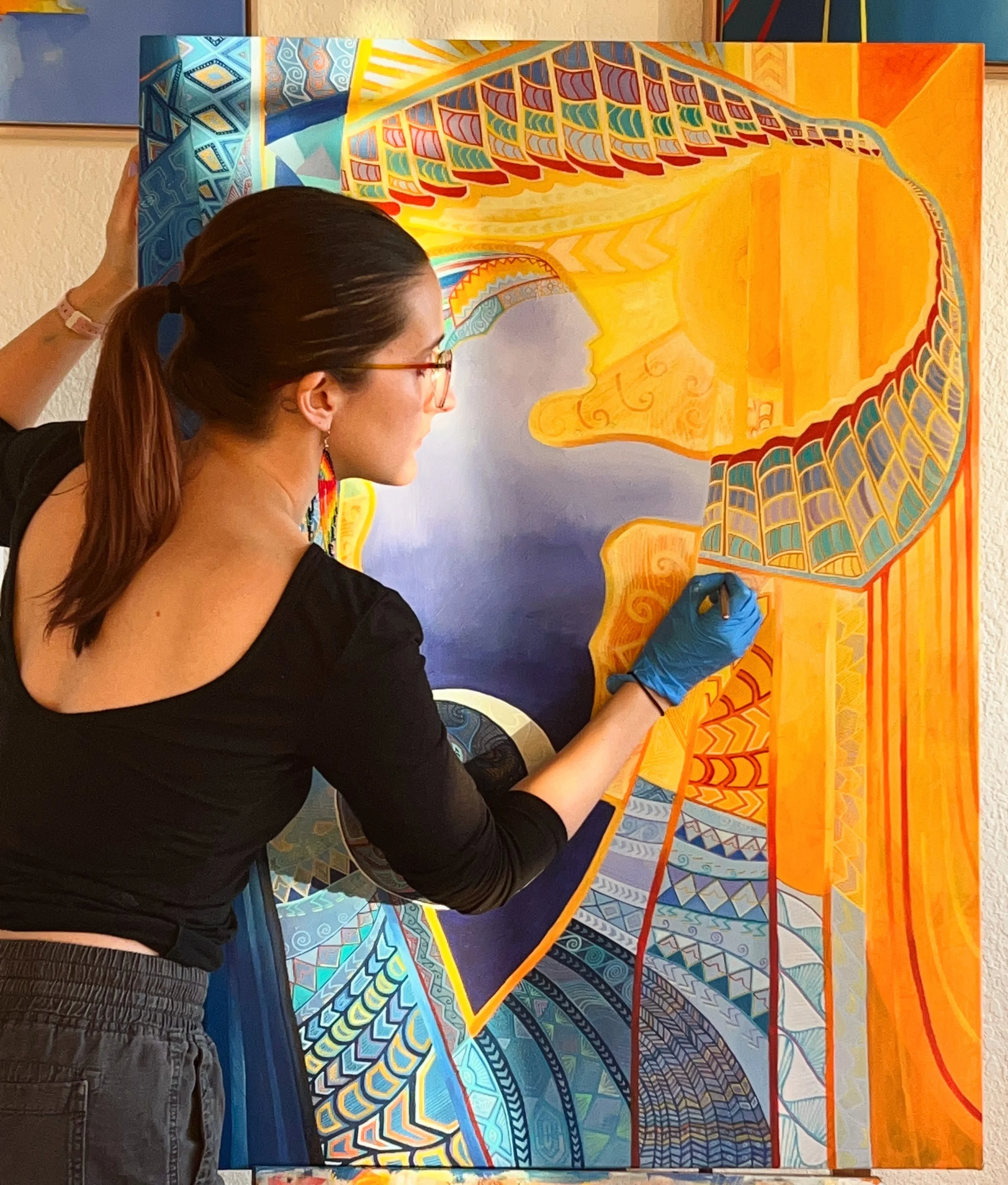 Self with Painting.JPG