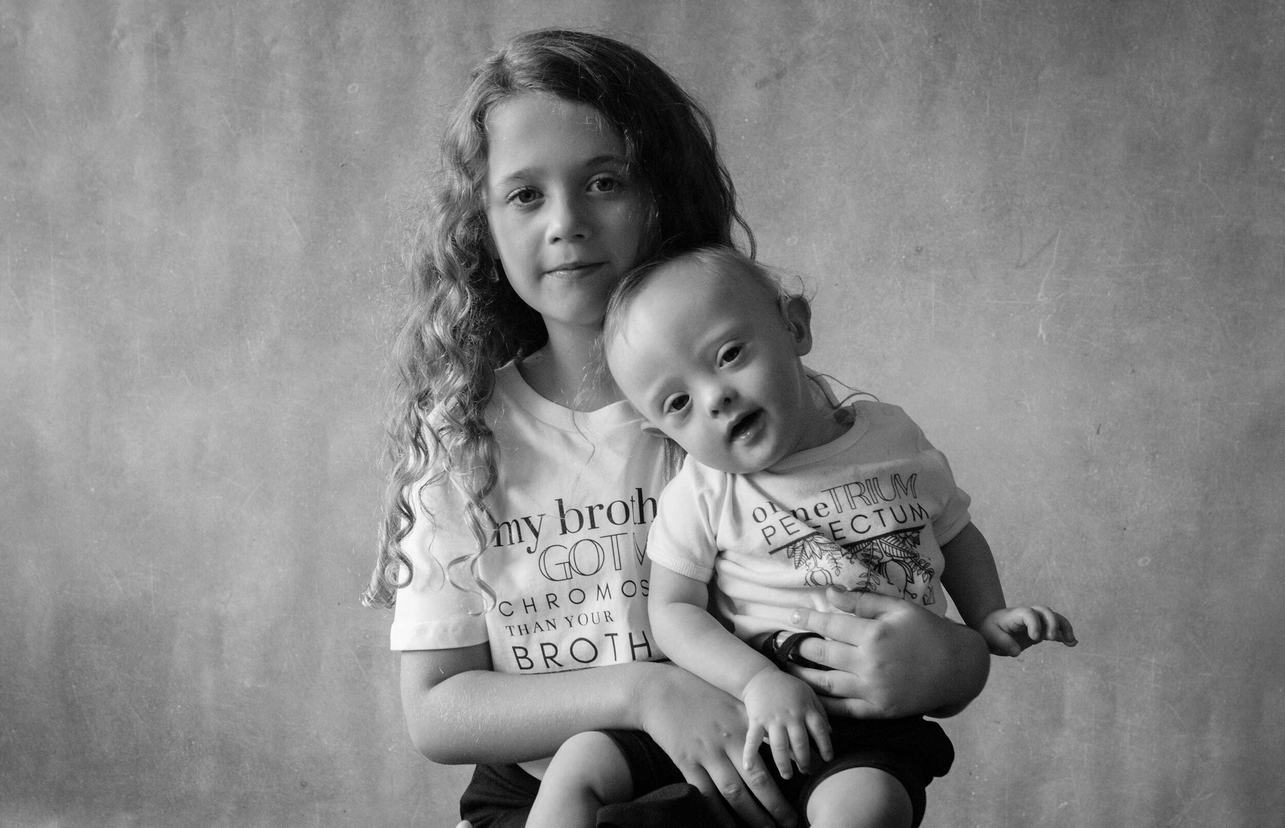 Olivia with brother Will