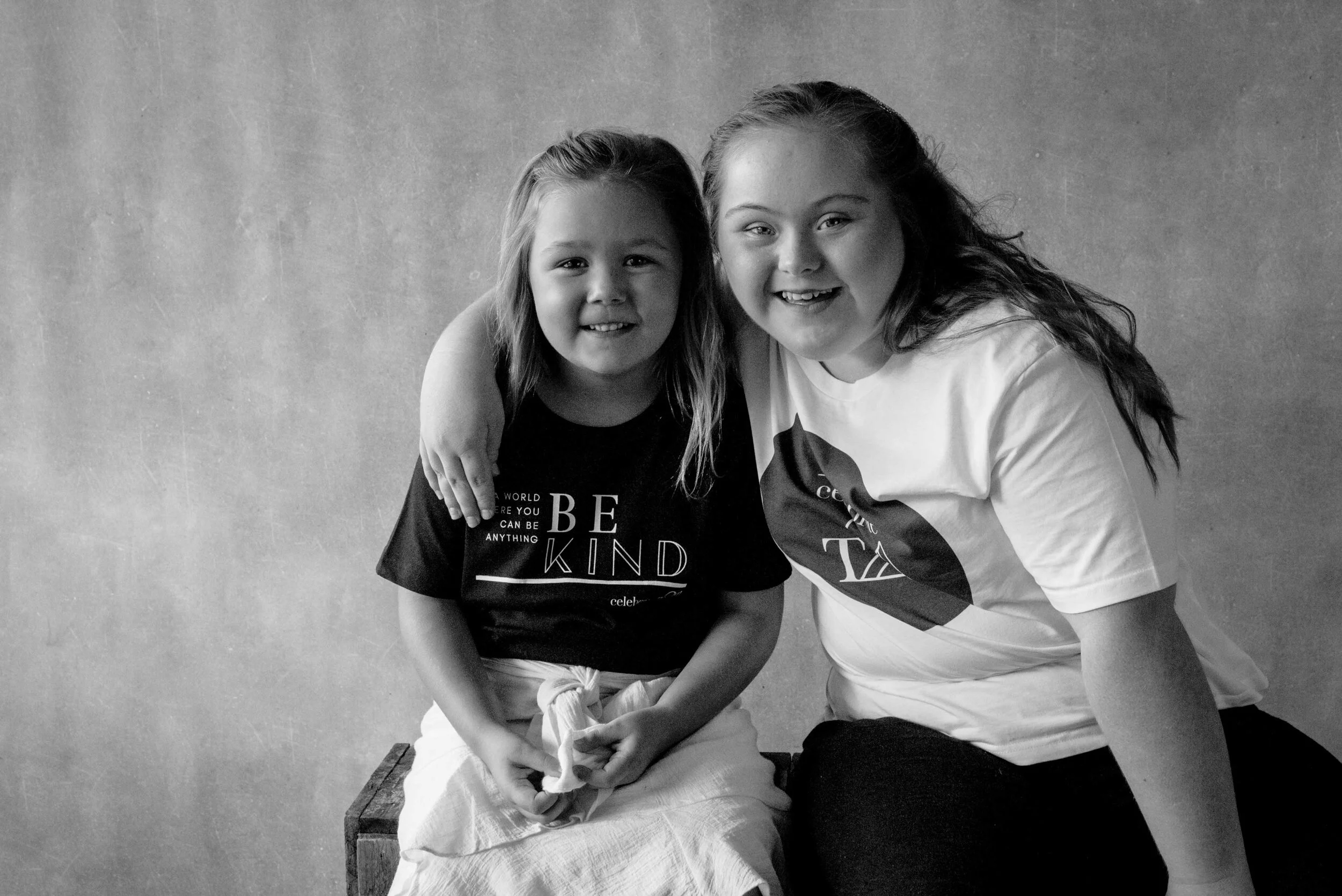 Ruby with sister Chelsea