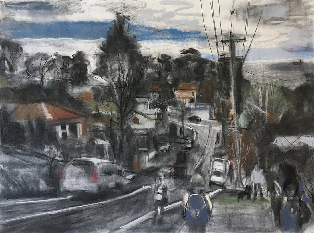 “School route, against the sun”