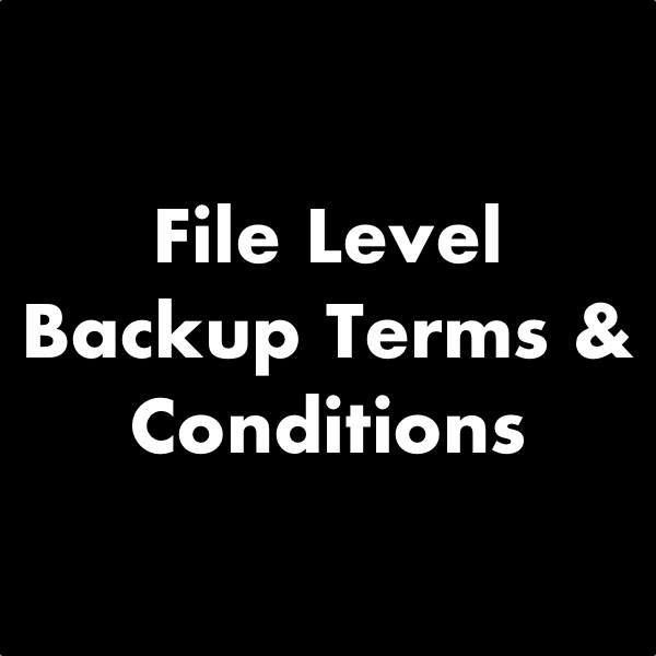 Backup Terms