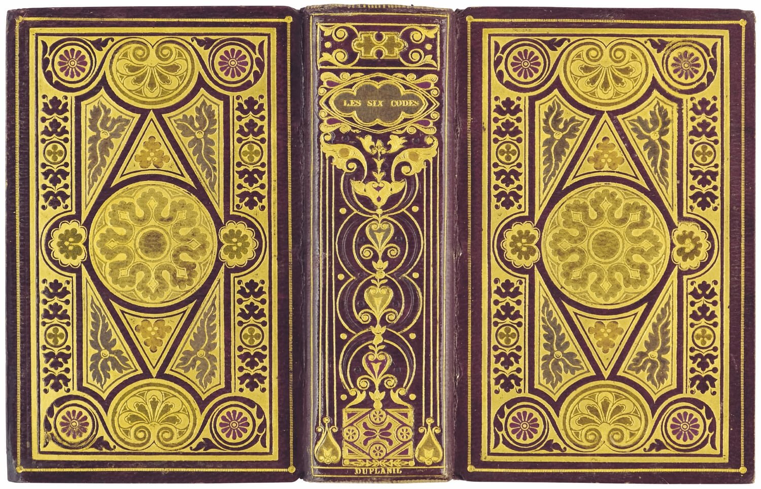  More rosettes; bindings by Duplanil fils [no. 558], Thouvenin [no. 438], Bogetti [no. 259], and Livre Mignard [no. 420].  