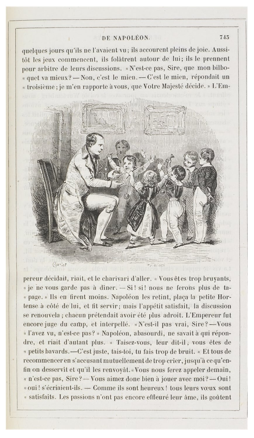  An album with 21 original pencil drawings by Nicolas-Toussaint Charlet for the  Mémorial de Sainte-Hélène  [no. 384] 