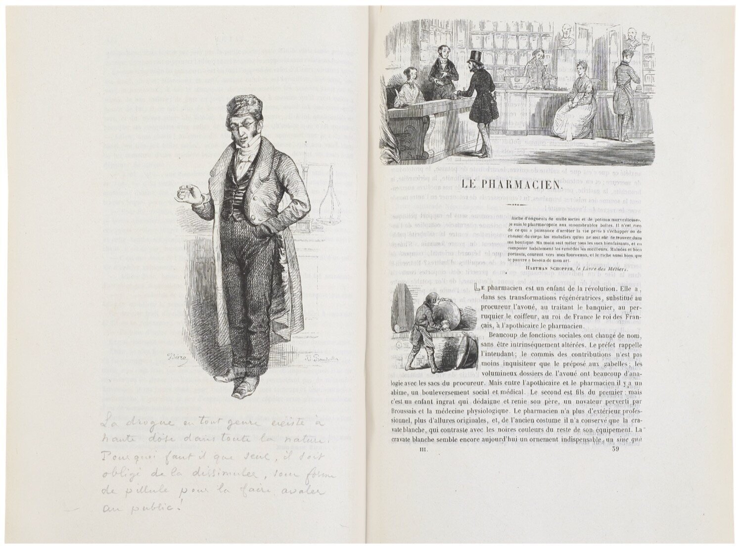 Gavarni’s copy on China paper, with a wealth of extra material including multiple sets of plates, proofs, and original drawings and watercolours [no. 212] 