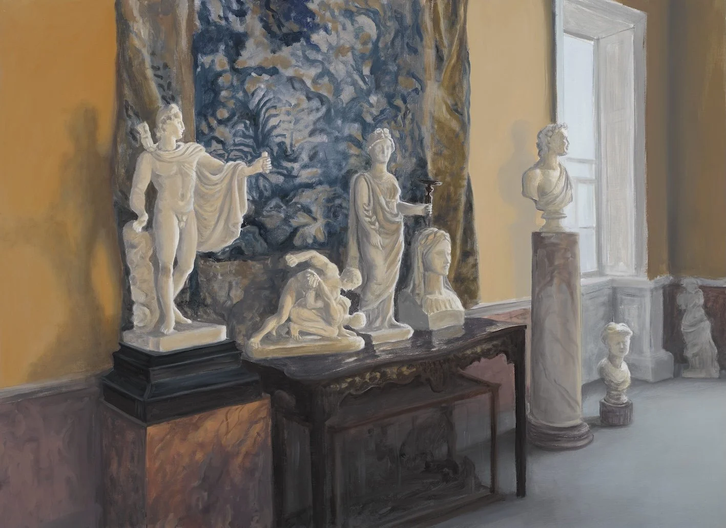 Villa V, oil on linen, 50x65cm, 2025