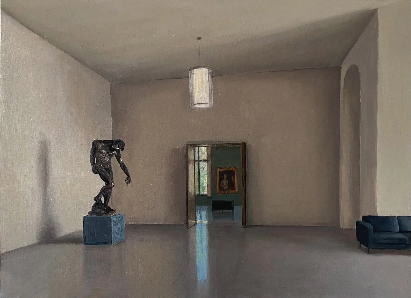 Landing III, oil/linen, 73 x 100cm, 2025