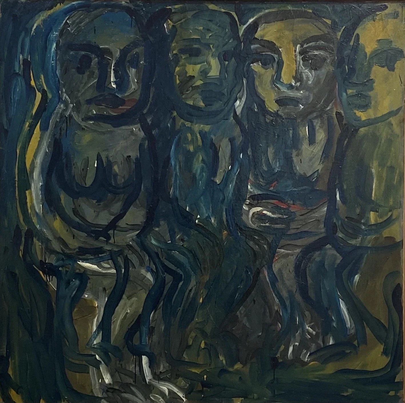 Group of Women, oil on canvas, 175 x 175cm, 1986