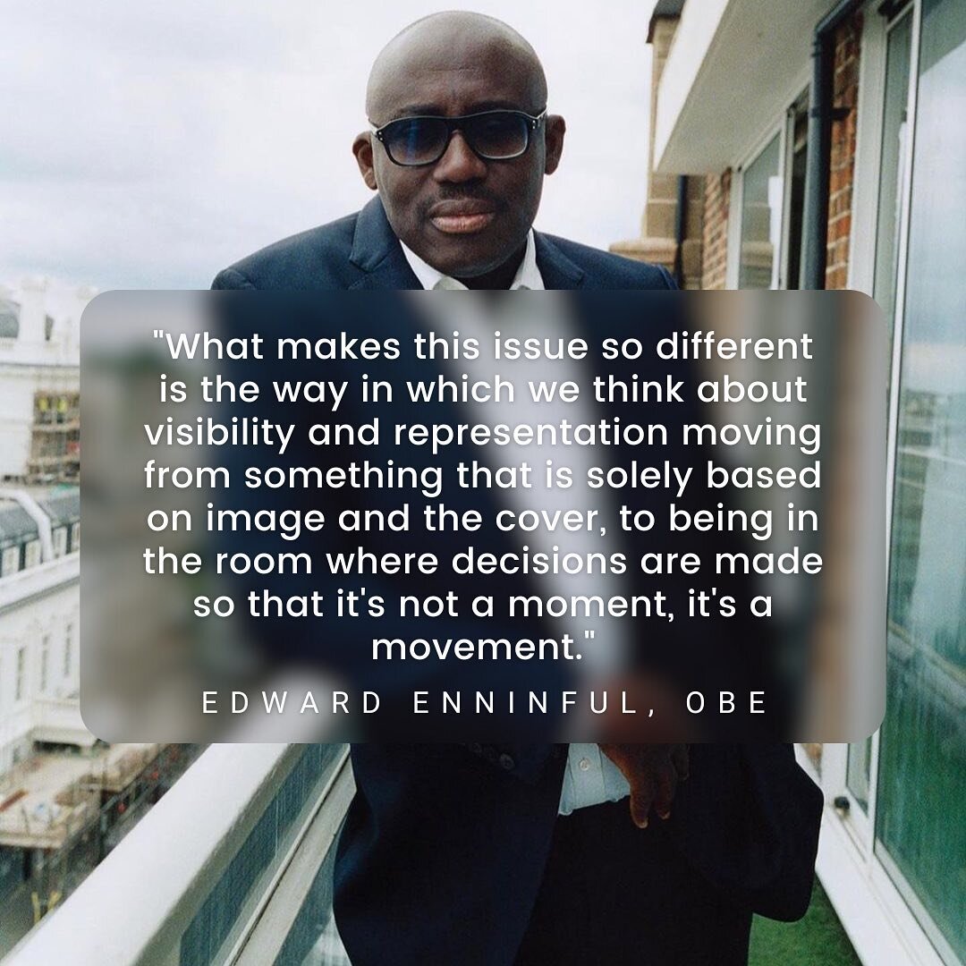 This month&rsquo;s issue of British Vogue champions, explores, and emphasizes the importance of disability inclusion and accessibility in fashion and beyond. In a recent interview with @BBC, British Vogue&rsquo;s Editor-In-Chief @edward_enninful shar